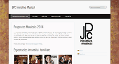 Desktop Screenshot of jpciniciativamusical.com